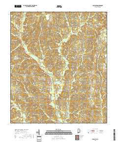 Chunchula 2018 topographic map thumbnail