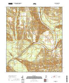 Claiborne 2018 topographic map thumbnail