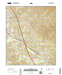 Clanton East 2018 topographic map thumbnail