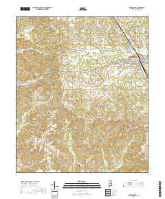 Clanton West 2018 topographic map thumbnail