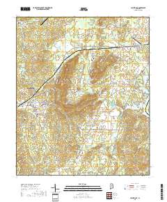 Columbiana 2018 topographic map thumbnail