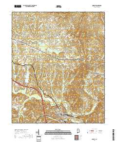 Cordova 2018 topographic map thumbnail