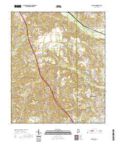 Deatsville 2018 topographic map thumbnail