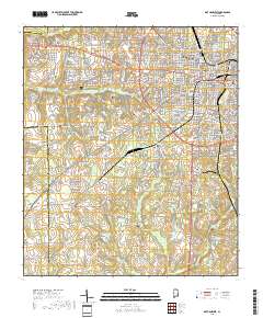 Dothan West 2018 topographic map thumbnail