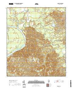 Elm Bluff 2018 topographic map thumbnail