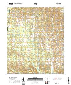 Emelle 2018 topographic map thumbnail