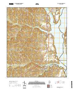 Eufaula South 2018 topographic map thumbnail