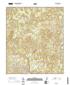 Florala 2018 topographic map thumbnail