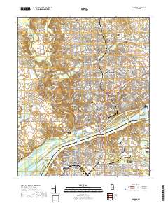 Florence 2018 topographic map thumbnail