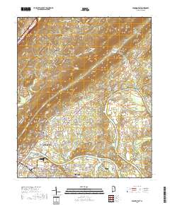 Gadsden East 2018 topographic map thumbnail