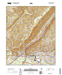 Gadsden West 2018 topographic map thumbnail