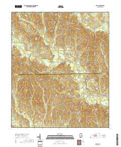 Gaston 2018 topographic map thumbnail