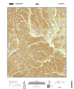 Gin Creek 2018 topographic map thumbnail