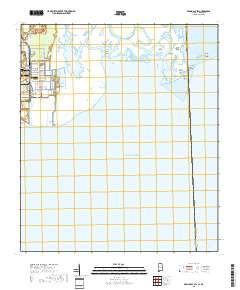 Grand Bay SW 2018 topographic map thumbnail