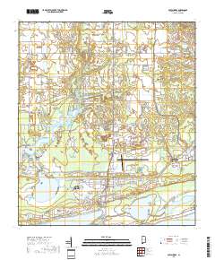 Gulf Shores 2018 topographic map thumbnail