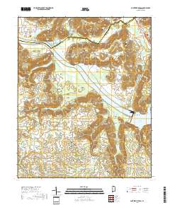Guntersville Dam 2018 topographic map thumbnail