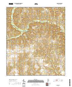 Haleburg 2018 topographic map thumbnail