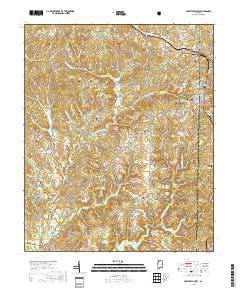Haleyville West 2018 topographic map thumbnail
