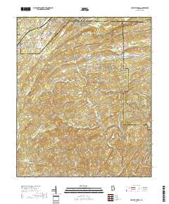 Halfmile Shoals 2018 topographic map thumbnail