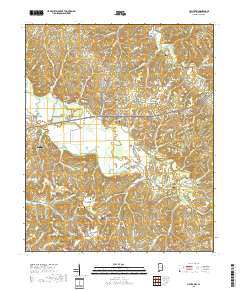 Halltown 2018 topographic map thumbnail
