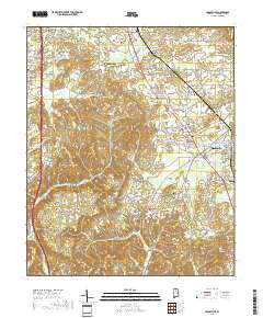Hanceville 2018 topographic map thumbnail