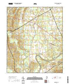 Harpersville 2018 topographic map thumbnail