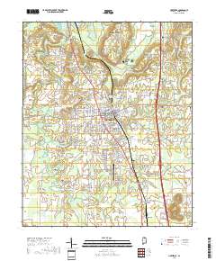 Hartselle 2018 topographic map thumbnail
