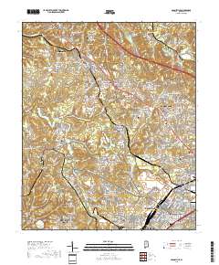 Adamsville 2018 topographic map thumbnail