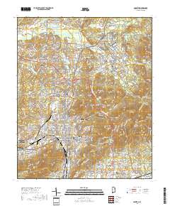 Anniston 2018 topographic map thumbnail