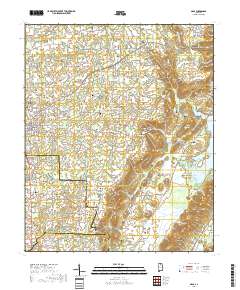 Arab 2018 topographic map thumbnail