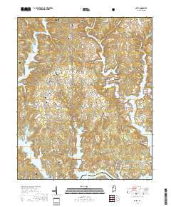 Arley 2018 topographic map thumbnail