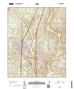 Athens 2018 topographic map thumbnail