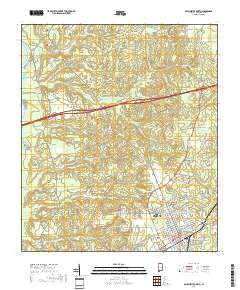 Bay Minette North 2018 topographic map thumbnail