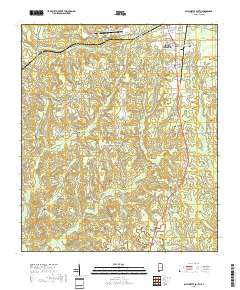 Bay Minette South 2018 topographic map thumbnail