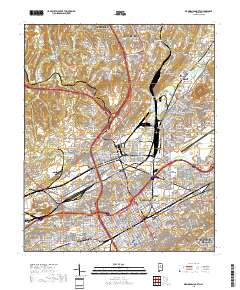 Birmingham North 2018 topographic map thumbnail