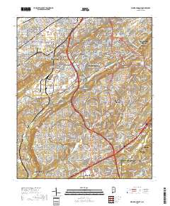 Birmingham South 2018 topographic map thumbnail