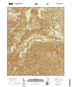 Borden Springs 2018 topographic map thumbnail