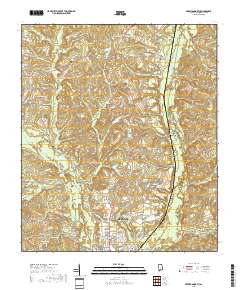 Brewton North 2018 topographic map thumbnail
