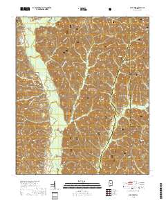 Buck Creek 2018 topographic map thumbnail