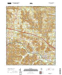Carbon Hill 2018 topographic map thumbnail