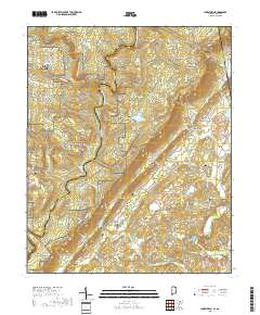 Jamestown 2018 topographic map thumbnail