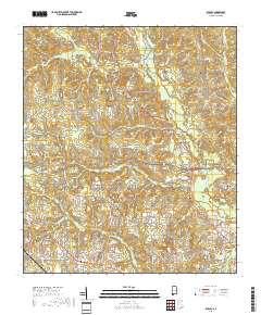 Kushla 2018 topographic map thumbnail