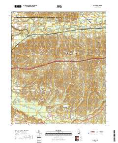 La Place 2018 topographic map thumbnail