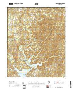 Lake Tuscaloosa North 2018 topographic map thumbnail