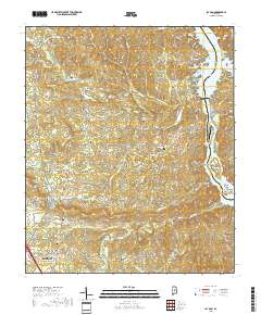 Lay Dam 2018 topographic map thumbnail