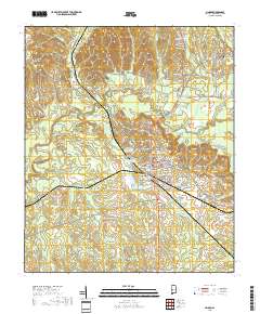 Linden 2018 topographic map thumbnail