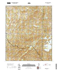 Lineville East 2018 topographic map thumbnail