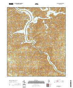 Mitchell Dam 2018 topographic map preview