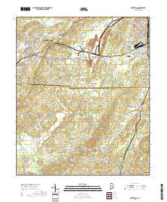 Montevallo 2018 topographic map thumbnail