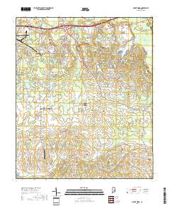 Mount Meigs 2018 topographic map thumbnail